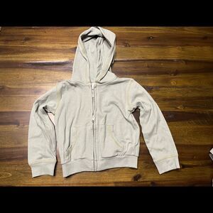 SKIMS by Kim Kardashian Army Green Zip Up Hoodie Jacket, Girl's Size 4T